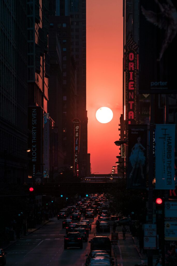 Chicago Sunset. Whether you're interested in volunteering your time, making a donation, becoming a member, or attending our events, there's a place for you in our vibrant community of changemakers and storytellers.